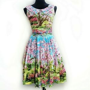 Bernie Dexter scene and believed cherry tree dress